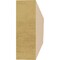 Ekena Millwork 2in. W x 6in. H x 24in. L Asheboro Woodgrain TimberThane Rafter Tail, Primed Tan RFTUR02X06X24ASHRCPR - alternate 2
